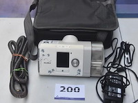 Cpap-toestel resmed, met kabels en opbergzak, werking niet gekend - afbeelding 1 van  3