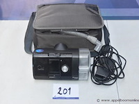 Cpap-toestel resmed, met kabels en opbergzak, werking niet gekend - afbeelding 1 van  3