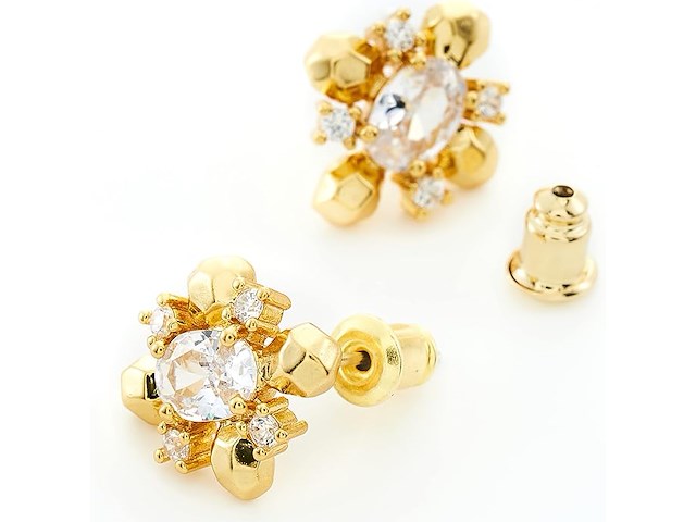 C.paravano gouden oorbellen - afbeelding 3 van  4