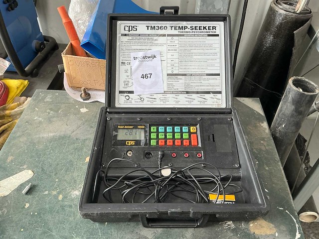 Cps tm360 thermo-psychrometer - afbeelding 6 van  6