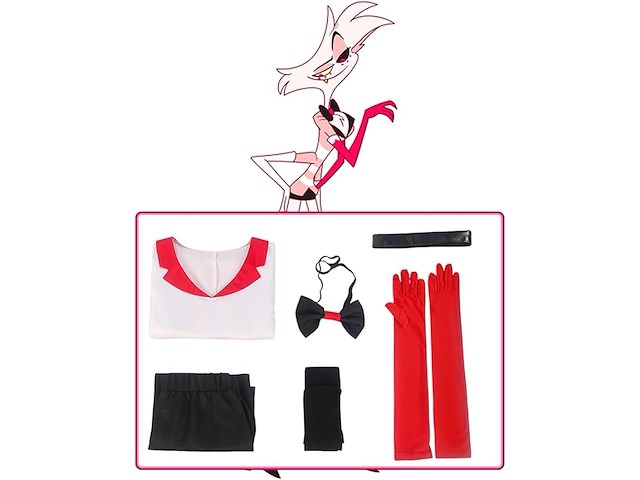 Cr rolecos hazbin hotel alastor cosplay kostuum (medium) - afbeelding 2 van  3