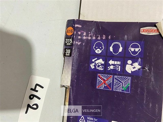 Craft cirkelzaag 315mm 30mm - afbeelding 3 van  3