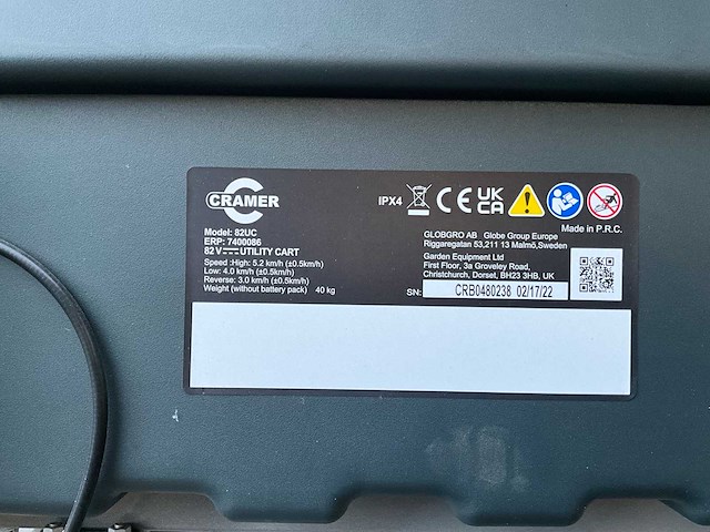 Cramer 82uc kruiwagen - afbeelding 7 van  7