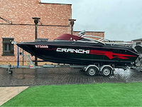 Cranchi speedboot incl trailer - 590h - vernieuwd interieur - afbeelding 1 van  46
