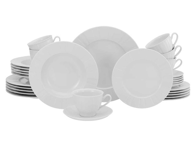 Creatable, 17609, barcelona white, 30-delig dinerservies, porselein - afbeelding 2 van  4