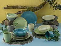 Creatable, 19951, multicoloured nature collection, 16-delig servies, steengoed - afbeelding 1 van  7
