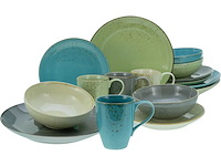 Creatable, 19951, multicoloured nature collection, 16-delig servies, steengoed - afbeelding 2 van  7