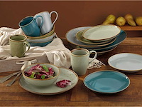 Creatable, 19951, multicoloured nature collection, 16-delig servies, steengoed - afbeelding 3 van  7