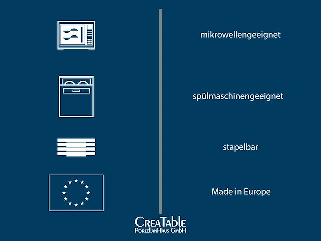 Creatable, 25082, session white, 30-delige eetservies, porselein - afbeelding 7 van  7