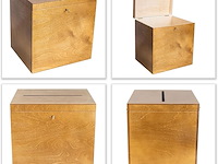 Creative deco afsluitbare houten doos - afbeelding 2 van  4