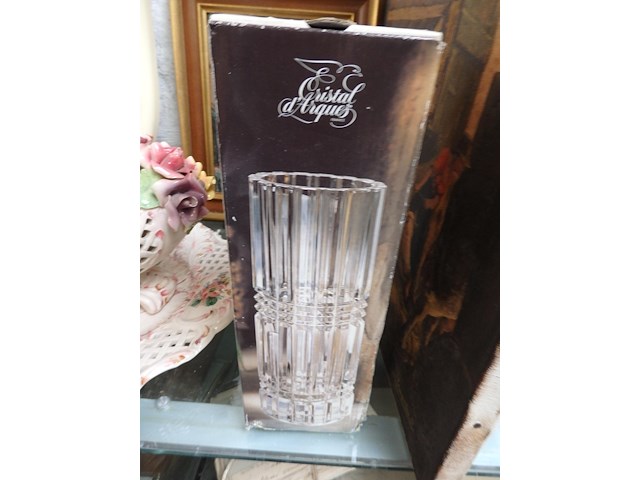 Cristal vaas in doos - afbeelding 2 van  3