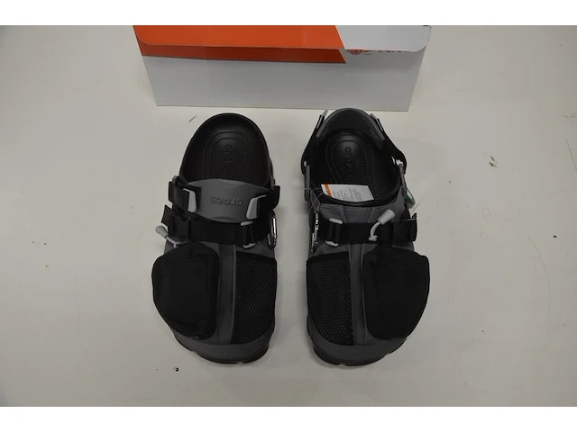 Crocs bespoke classic all terrain beams outdoor grey black maat 46-47 nieuw in doos (2) - afbeelding 4 van  10