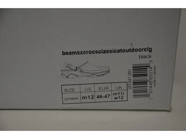 Crocs bespoke classic all terrain beams outdoor grey black maat 46-47 nieuw in doos (2) - afbeelding 10 van  10