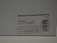 Crocs bespoke classic all terrain beams outdoor grey black maat 46-47 nieuw in doos (2) - afbeelding 10 van  10