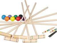 Croquet spel 8 spelers - afbeelding 1 van  7