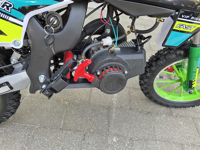 Crossmotor 49cc groen ranger - afbeelding 4 van  12