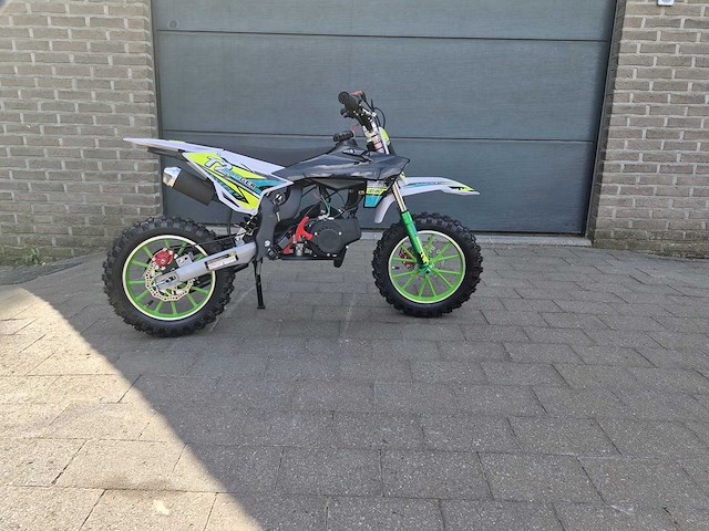 Crossmotor 49cc groen ranger - afbeelding 1 van  12