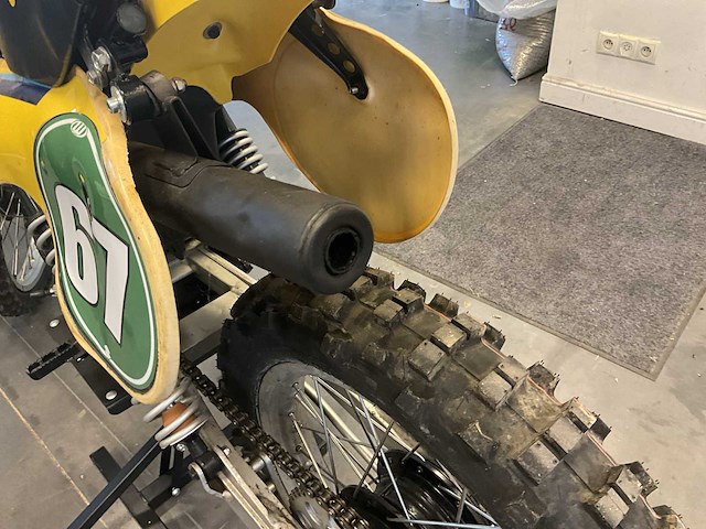 Crossmotor suzuki 125cc - afbeelding 7 van  11