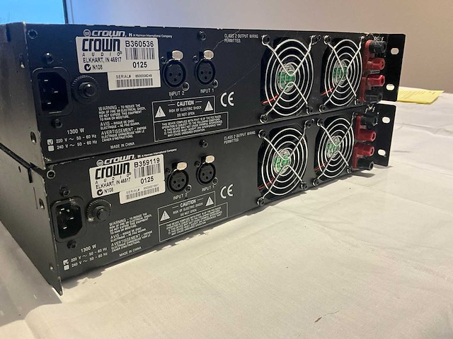 Crown xls 602 versterker (2x) - afbeelding 3 van  4