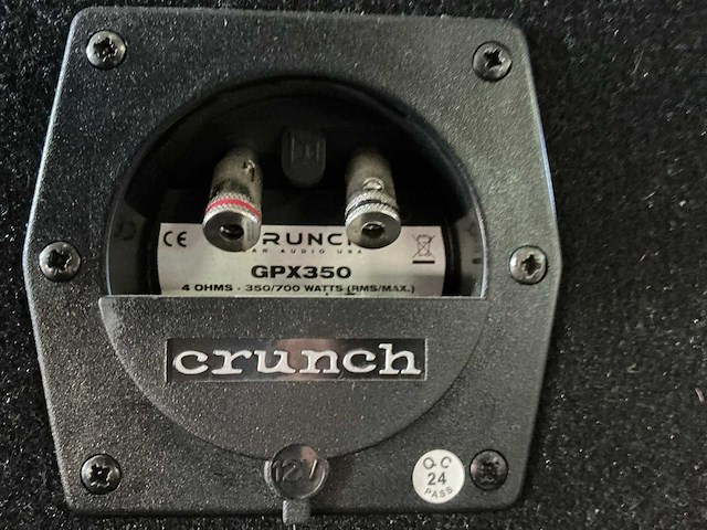Crunch gpx 350 car speaker box - afbeelding 1 van  1