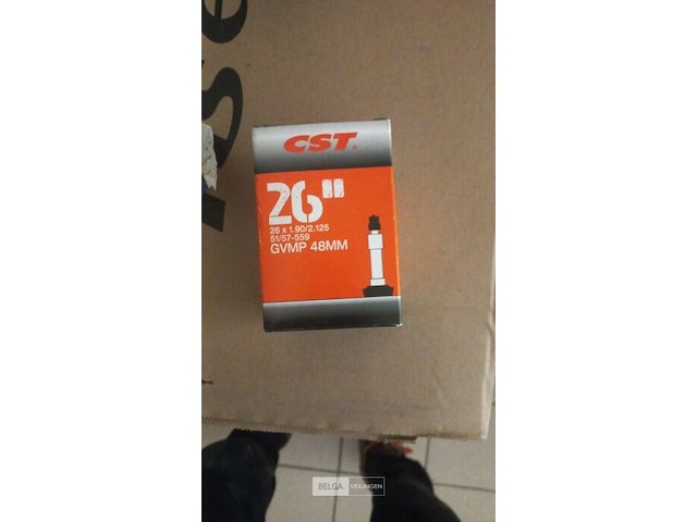 Cst binnenband 26 x 1.90–2.125 gv (dunlop) 48 mm 2536 – one size - afbeelding 1 van  1