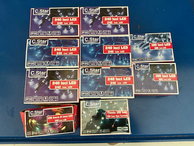 C.star kerst- & seizoensartikelen led slingers (10x) - afbeelding 1 van  1