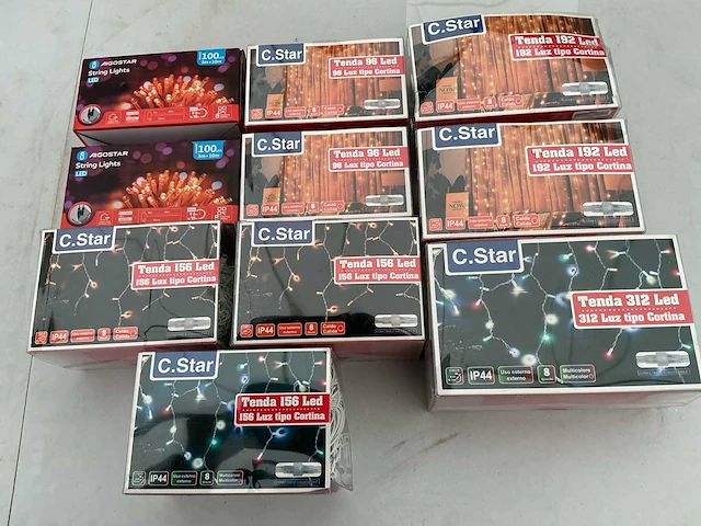 C.star kerst- & seizoensartikelen led slingers (10x) - afbeelding 2 van  4