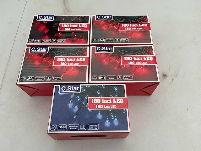 C.star kerst- & seizoensartikelen led slingers (5x) - afbeelding 1 van  1
