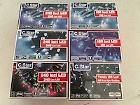 C.star kerst- & seizoensartikelen led slingers (6x) - afbeelding 1 van  1