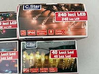 C.star kerst- & seizoensartikelen led slingers (6x) - afbeelding 2 van  3