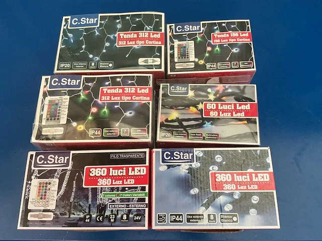 C.star kerst- & seizoensartikelen led slingers - afbeelding 1 van  1