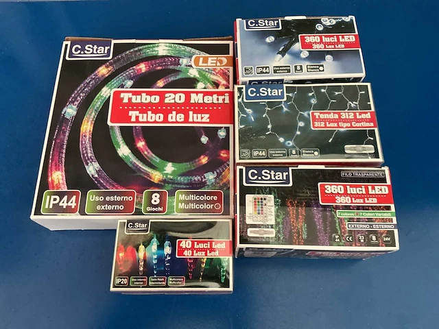 C.star kerst- & seizoensartikelen led verlichting (5x) - afbeelding 1 van  1