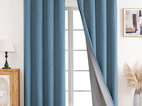 Cucraf gordijnen (200 x 140 cm) blauw - afbeelding 1 van  4
