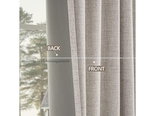Cucraf gordijnen (214 x 132 cm) - afbeelding 4 van  4