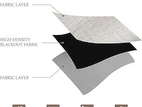 Cucraf gordijnen (214 x 132 cm) - afbeelding 2 van  3