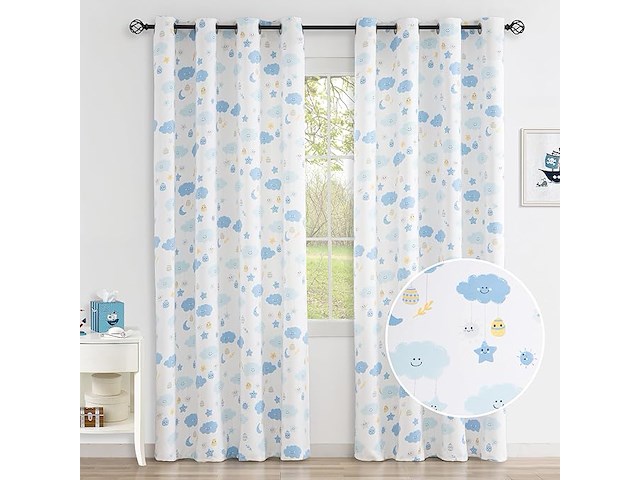 Cucraf ondoorzichtige cartoongordijnen - afbeelding 1 van  3