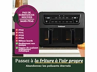 Cuisinart xxl airfryer 2 compartimenten, pfas-vrij - afbeelding 3 van  7