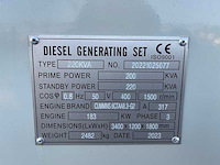 Cummins - 220 kva - stroomgenerator - ongebruikt - afbeelding 2 van  8