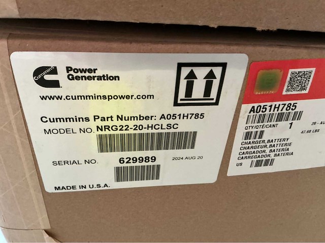 Cummins power generation nrg222-20hclsc acculader (3x) - afbeelding 2 van  12