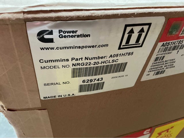 Cummins power generation nrg222-20hclsc acculader (3x) - afbeelding 4 van  12