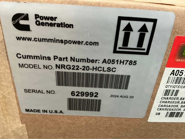 Cummins power generation nrg222-20hclsc acculader (3x) - afbeelding 2 van  12