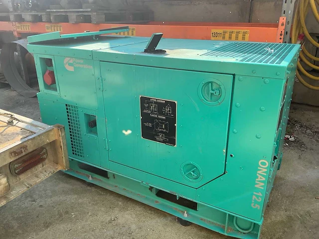 Cummins power generation onan 12.5 stroomgenerator - afbeelding 1 van  7
