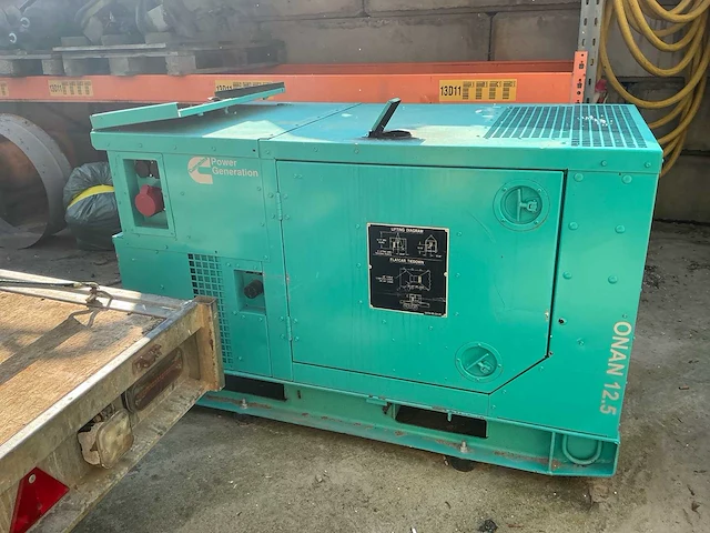 Cummins power generation onan 12.5 stroomgenerator - afbeelding 2 van  7