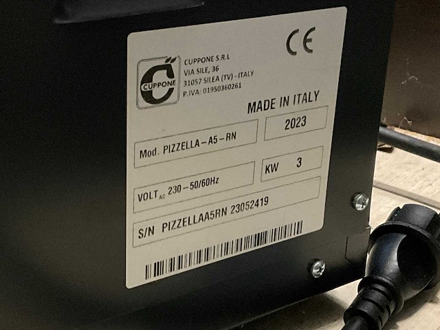Cuppone pizzella-a5-rn pizza-oven - afbeelding 6 van  7