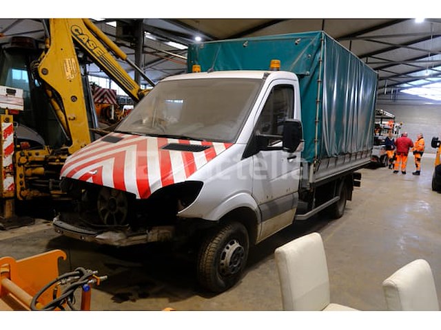 Curtain flatbed bestelwagen mercedes-benz sprinter 515 cdi (2006-111,828 km-vin:wdb9061531n310570) - afbeelding 2 van  35
