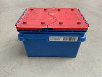 Curtec kunststof distributiebak 400x300x250mm rood/blauw - afbeelding 4 van  6