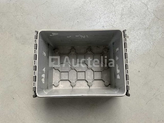Curtec kunststof distributiebak 400x300x250mm zwart/blauw - afbeelding 5 van  6