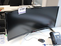 Curved monitor aoc - afbeelding 1 van  3