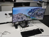 Curved monitor hp plus computer lenovo, paswoord niet gekend