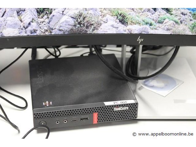 Curved monitor hp plus computer lenovo, paswoord niet gekend - afbeelding 2 van  2